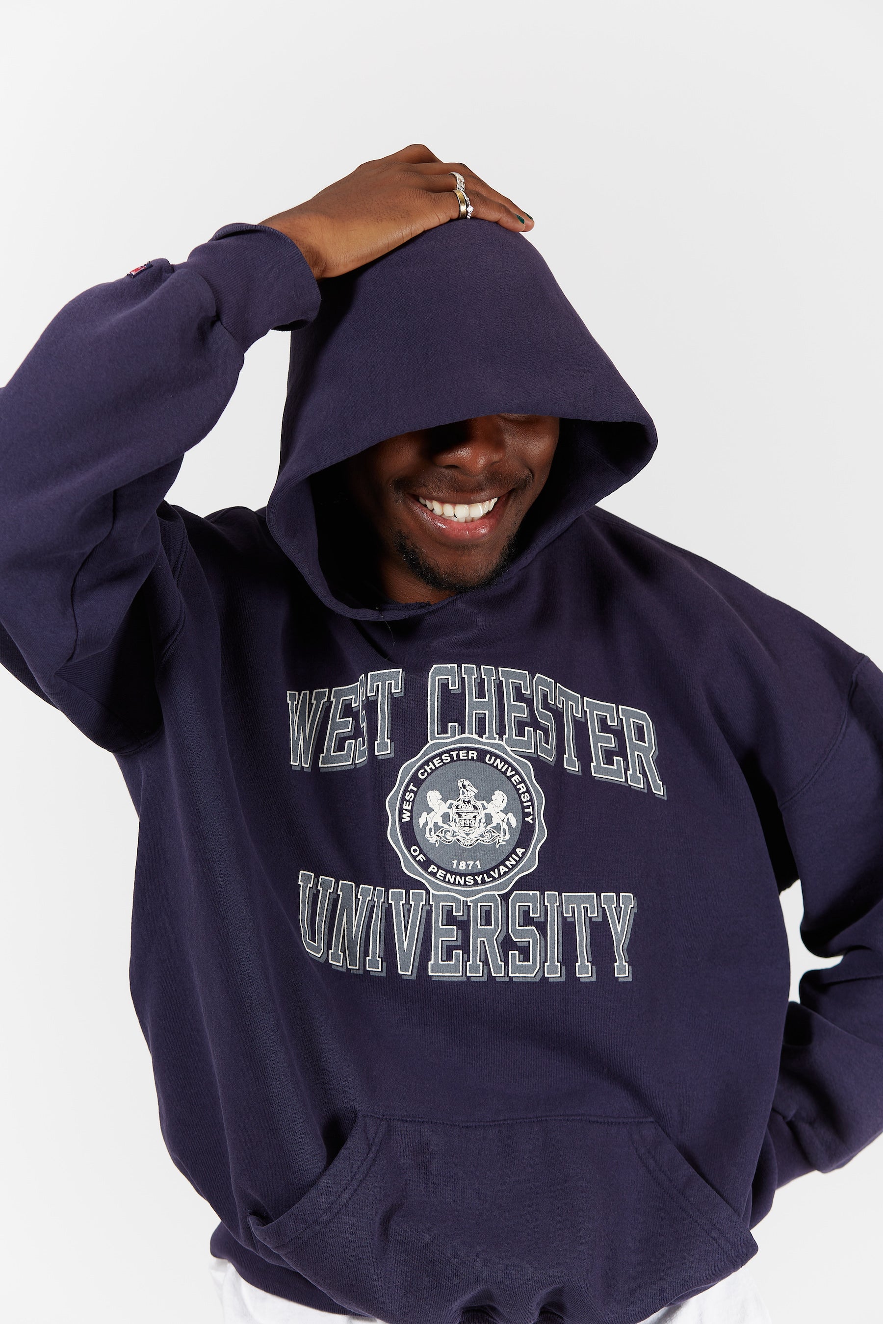 90's West Chester University College Hoodie