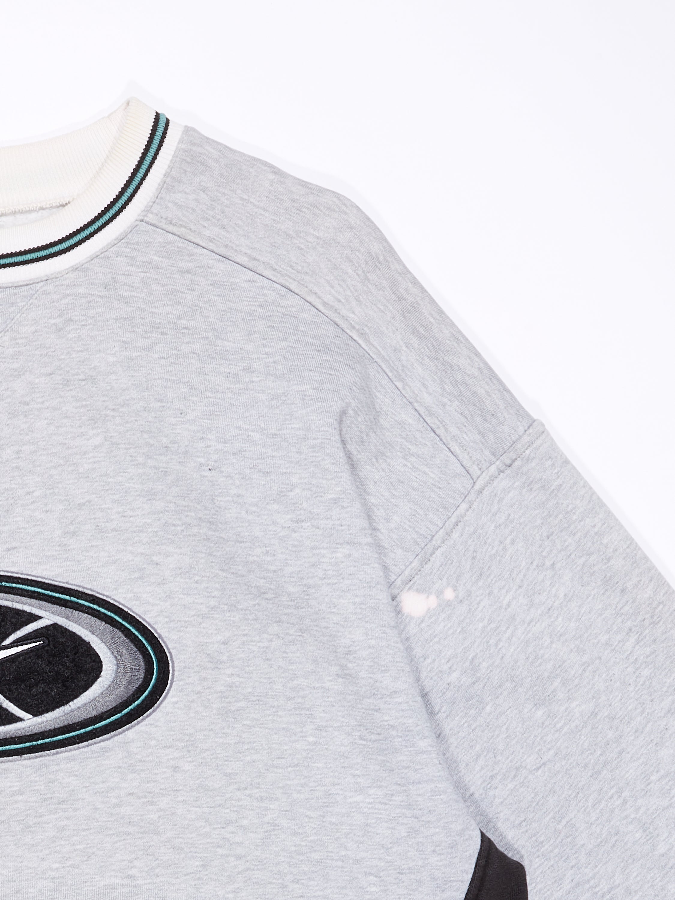 90s Nike Embroidered Swoosh Sweatshirt in a vintage style from thrift store Twise Studio