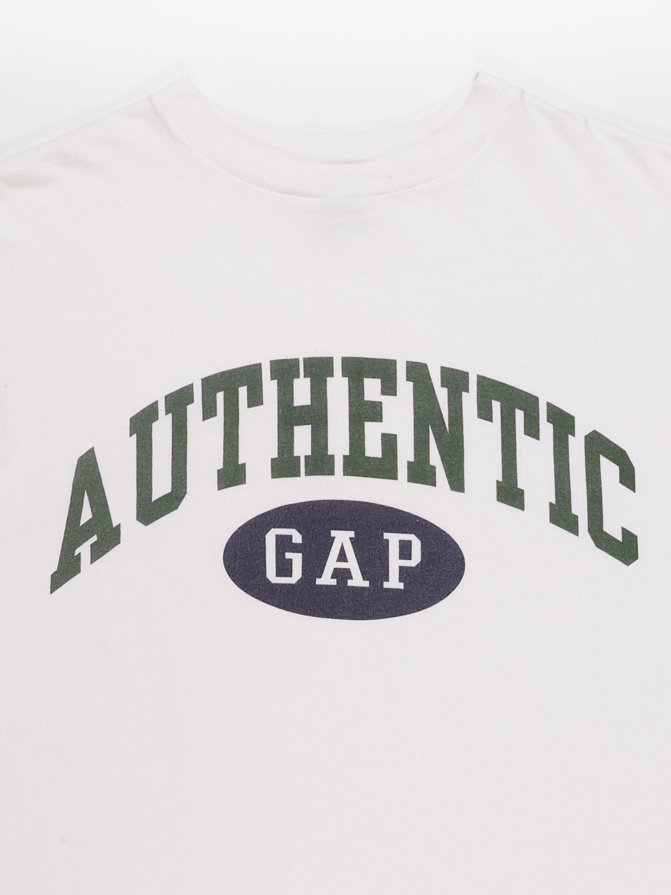 Gap Athentic Spellout T-shirt in a vintage style from thrift store Twise Studio