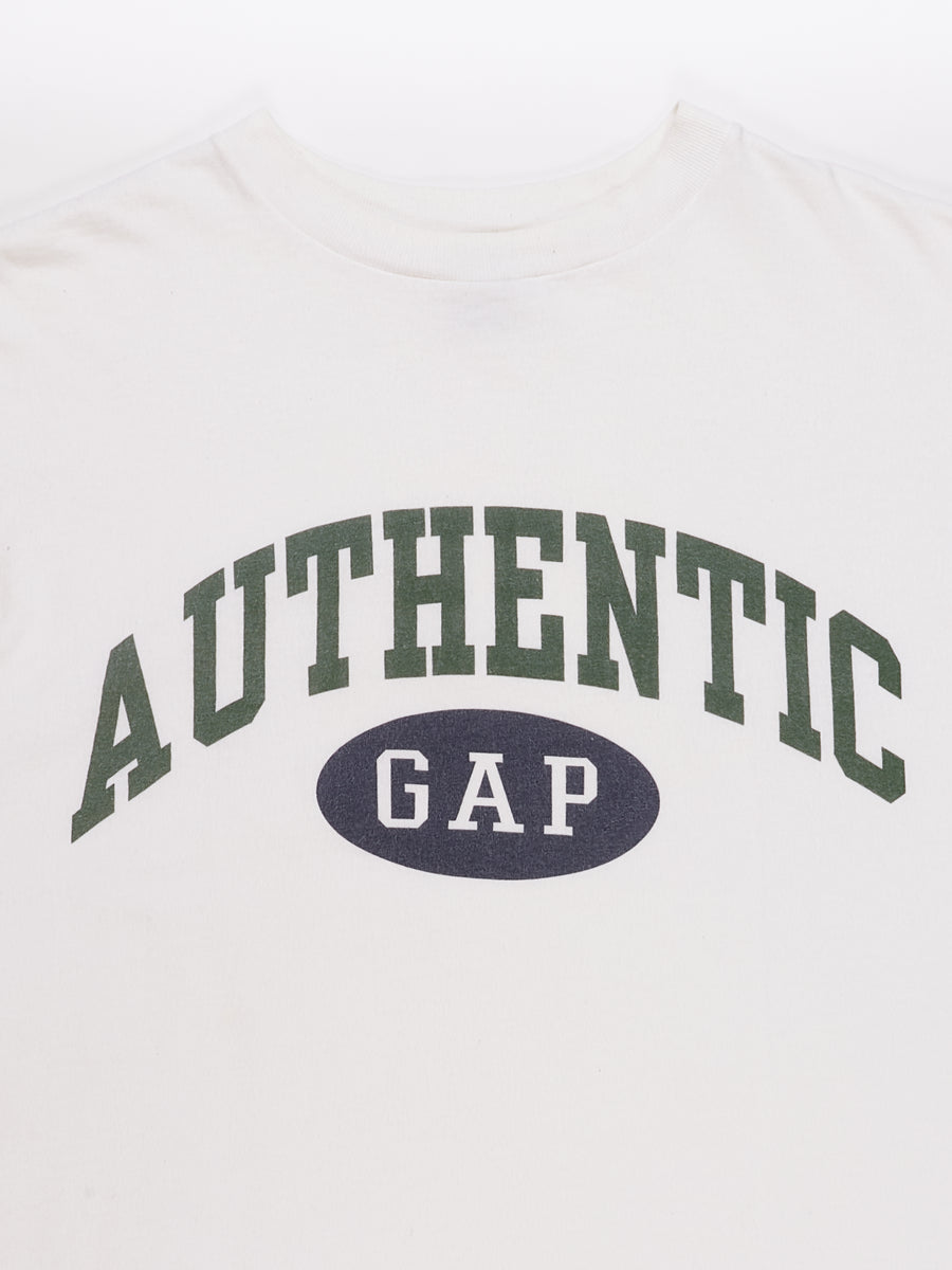 Gap Athentic Spellout T-shirt in a vintage style from thrift store Twise Studio