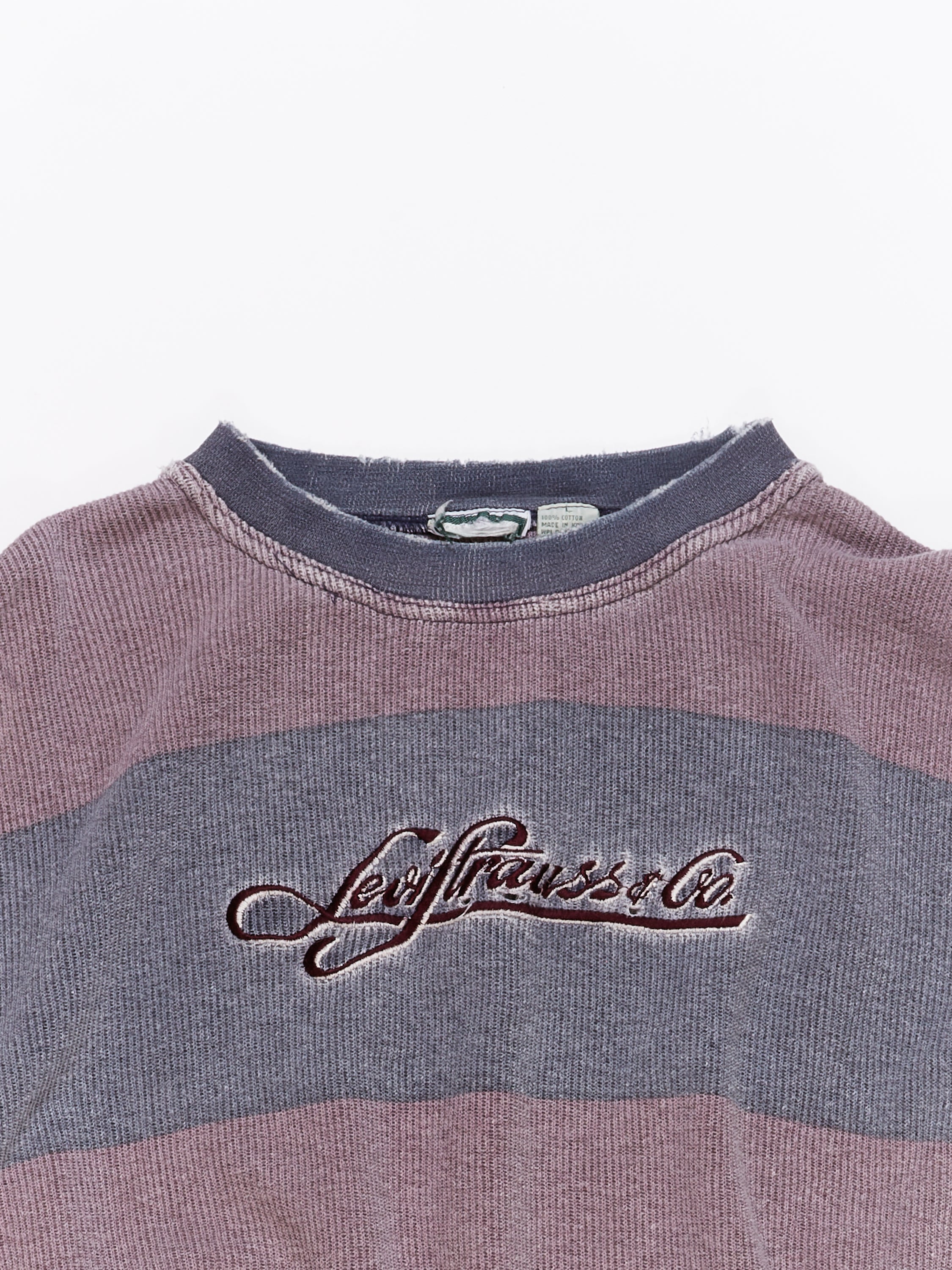 Levistrauss Faded Sweater in a vintage style from thrift store Twise Studio