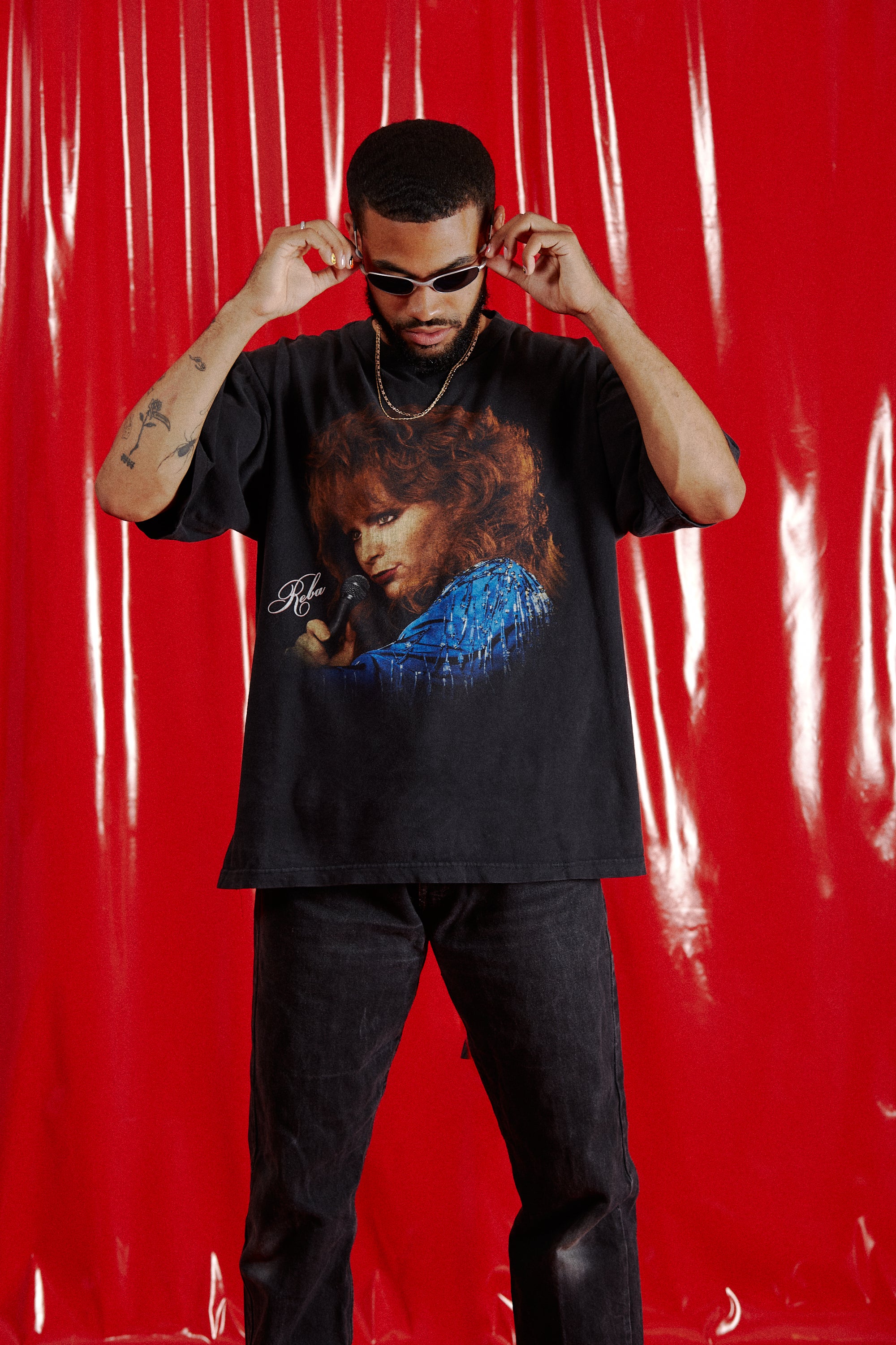 Reba McEntire 1996 Anniversary Tour T-shirt in a vintage style from thrift store Twise Studio