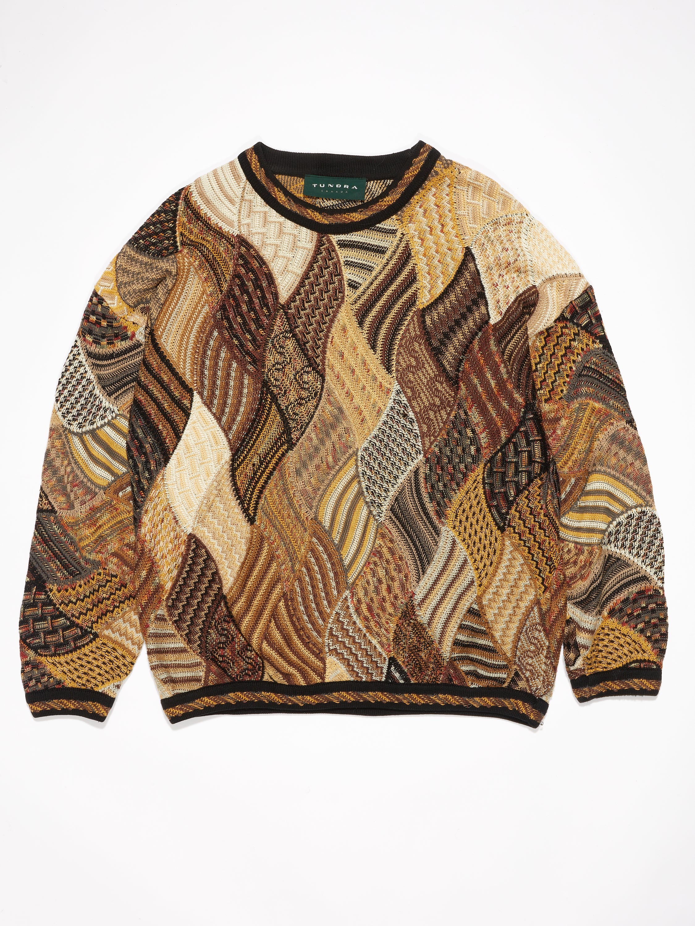 Coogi Style Sweater By Tundra in a vintage style from thrift store Twise Studio