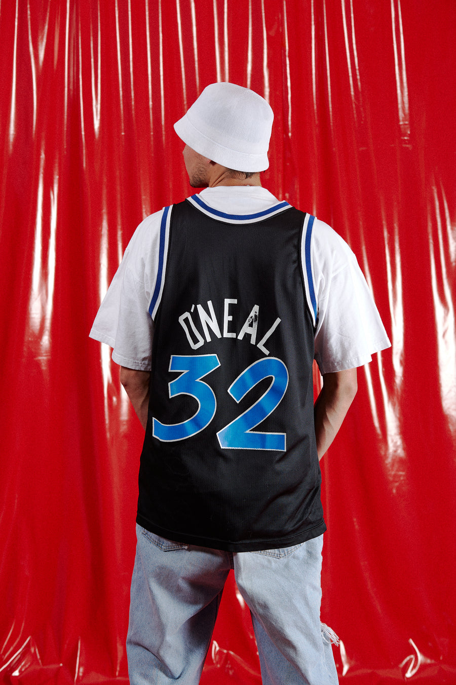 Orlando Magic Shaquille O'Neal Jersey in a vintage style from thrift store Twise Studio