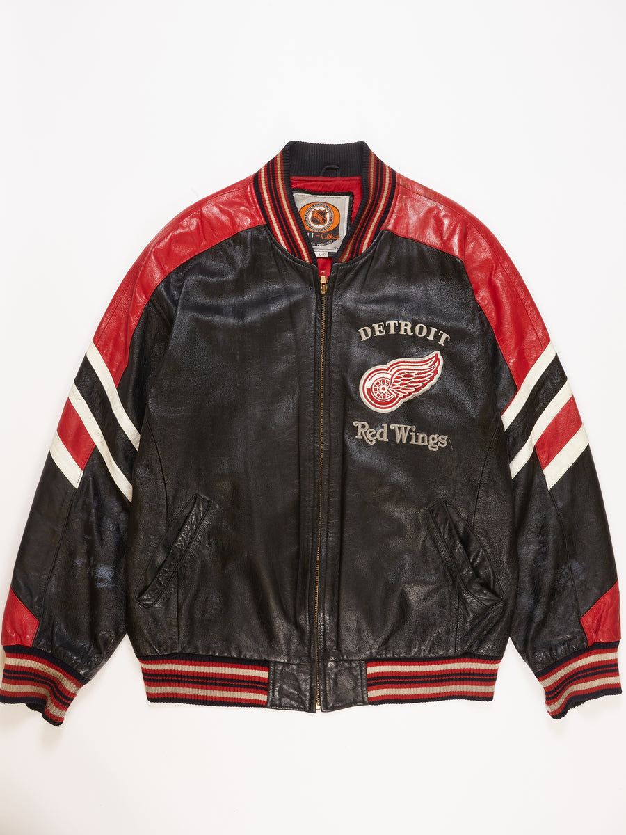 Detroit Red Wings NHL Hockey Leather Jacket - USALast