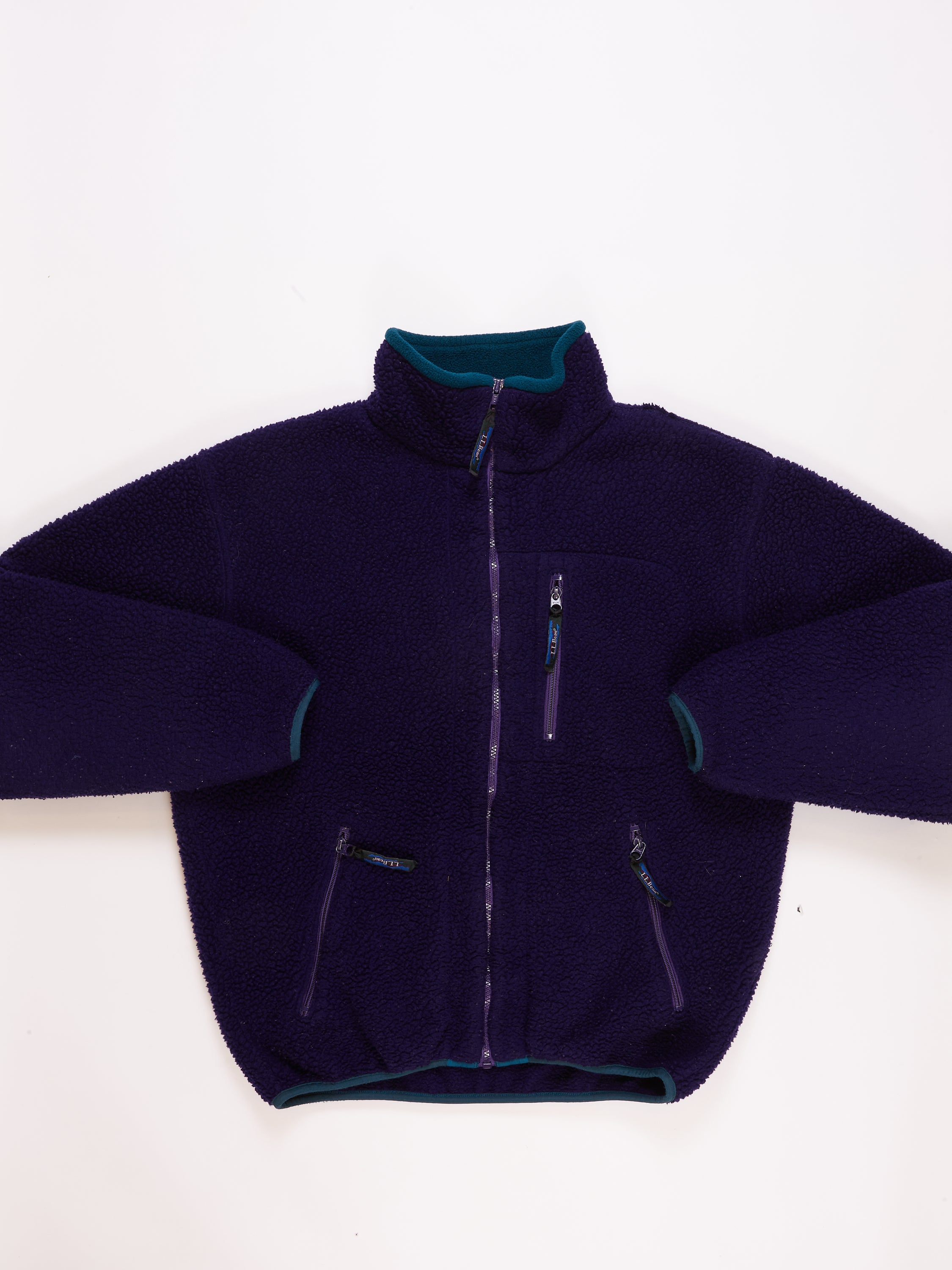 L.L. Bean Zip Up Fleece in a vintage style from thrift store Twise Studio