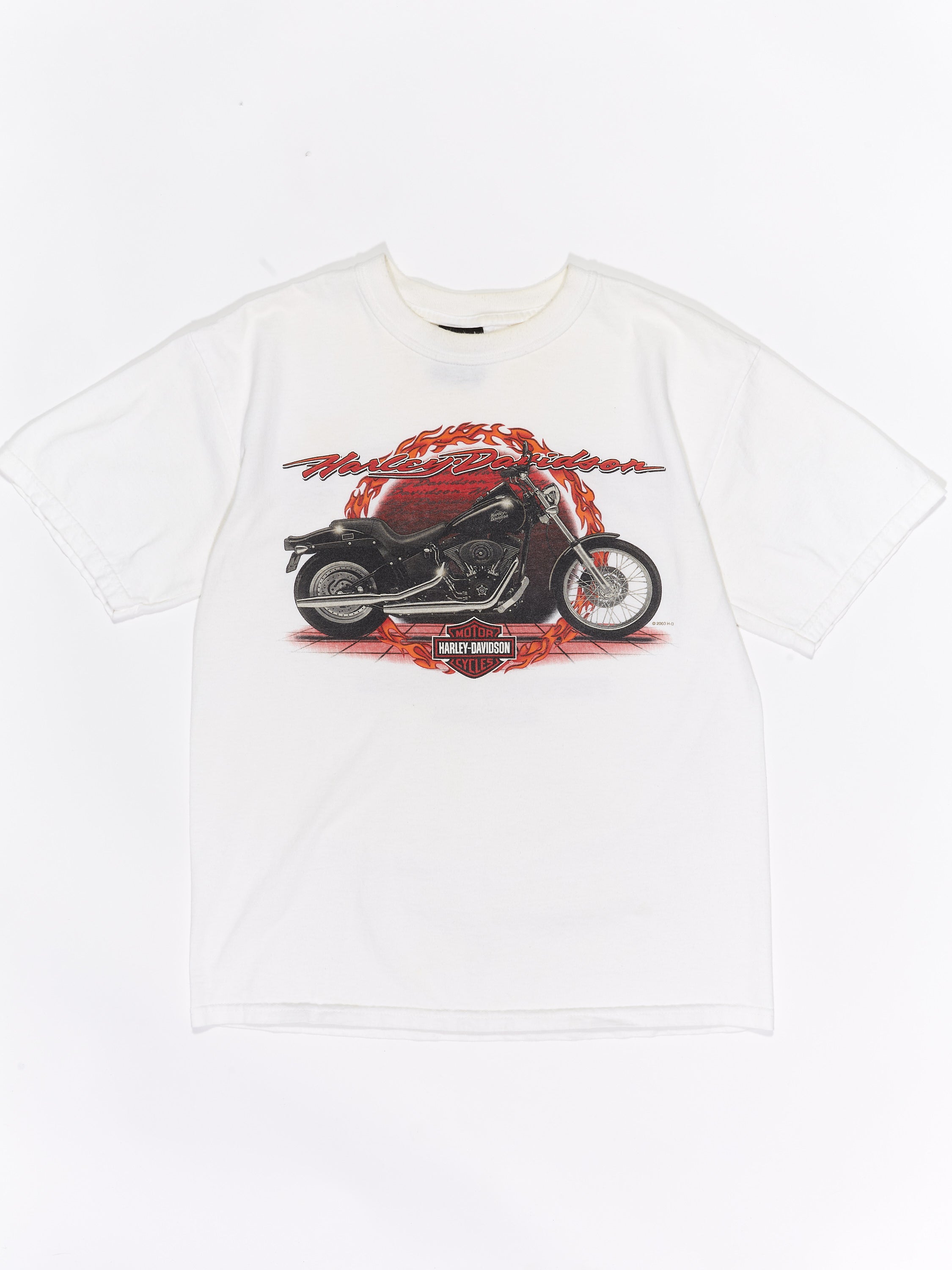 2003 Harley-Davidson Fenwick T-shirt in a vintage style from thrift store Twise Studio
