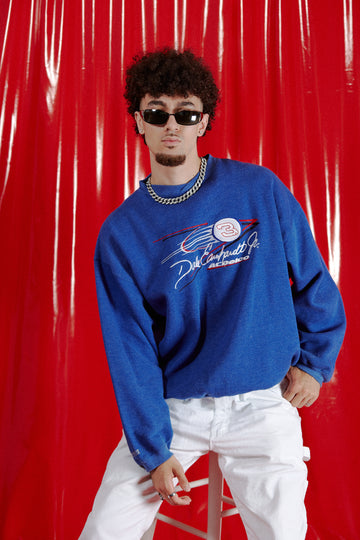 Dale Earnhardt Nascar Sweatshirt in a vintage style from thrift store Twise Studio