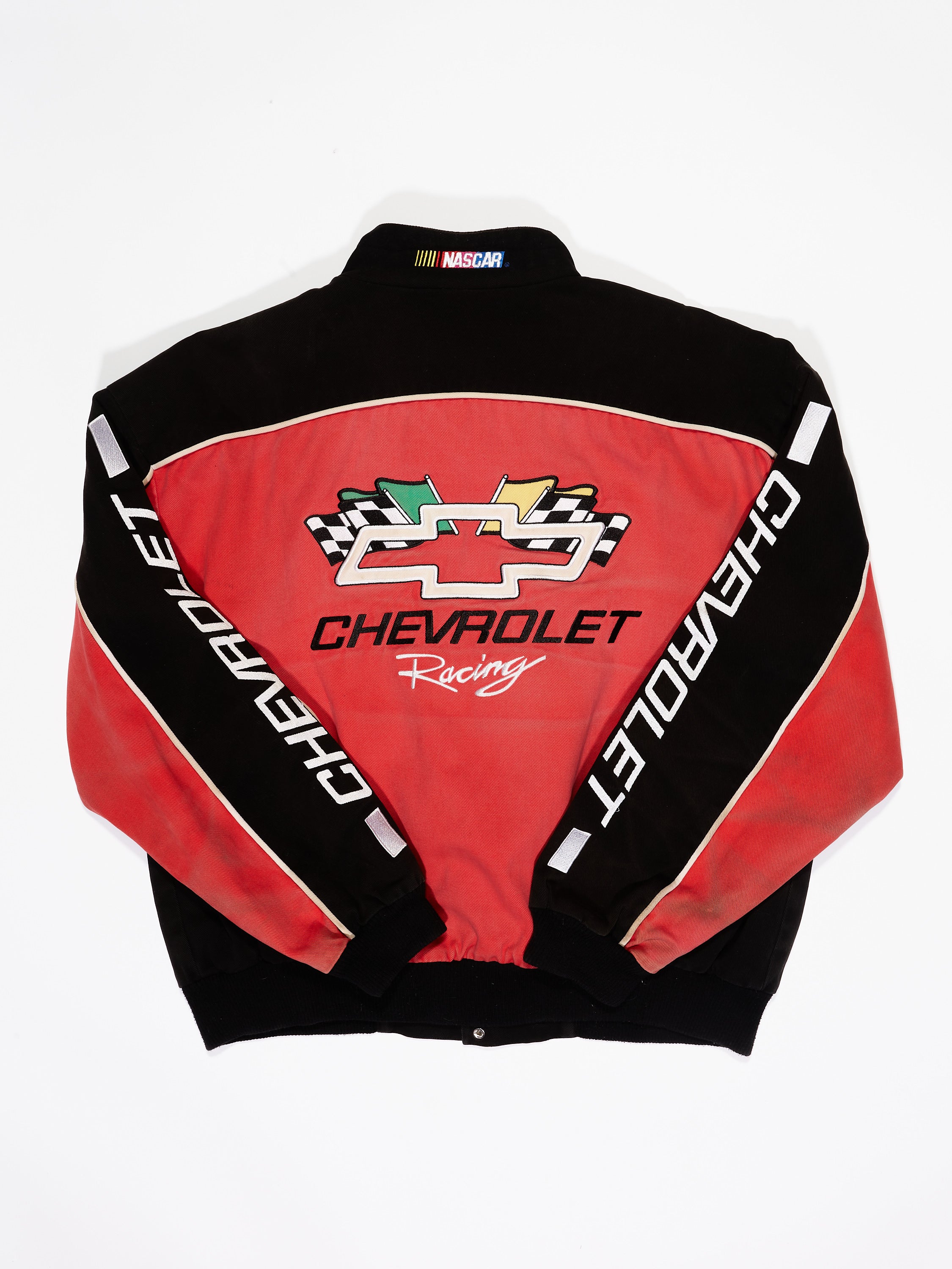 Nascar Chevrolet Racing Jacket in a vintage style from thrift store Twise Studio