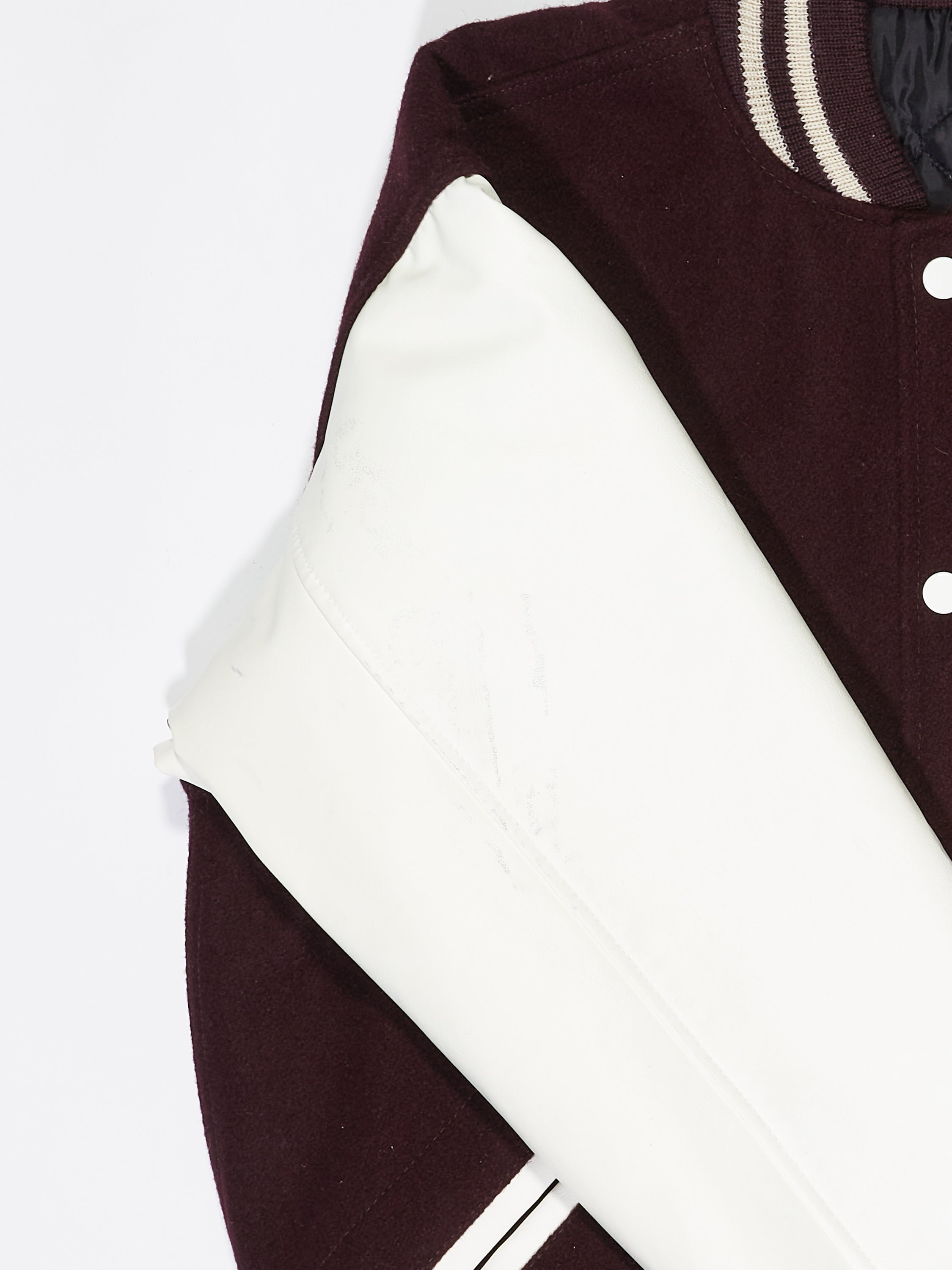 Varsity Letterman Jacket in a vintage style from thrift store Twise Studio