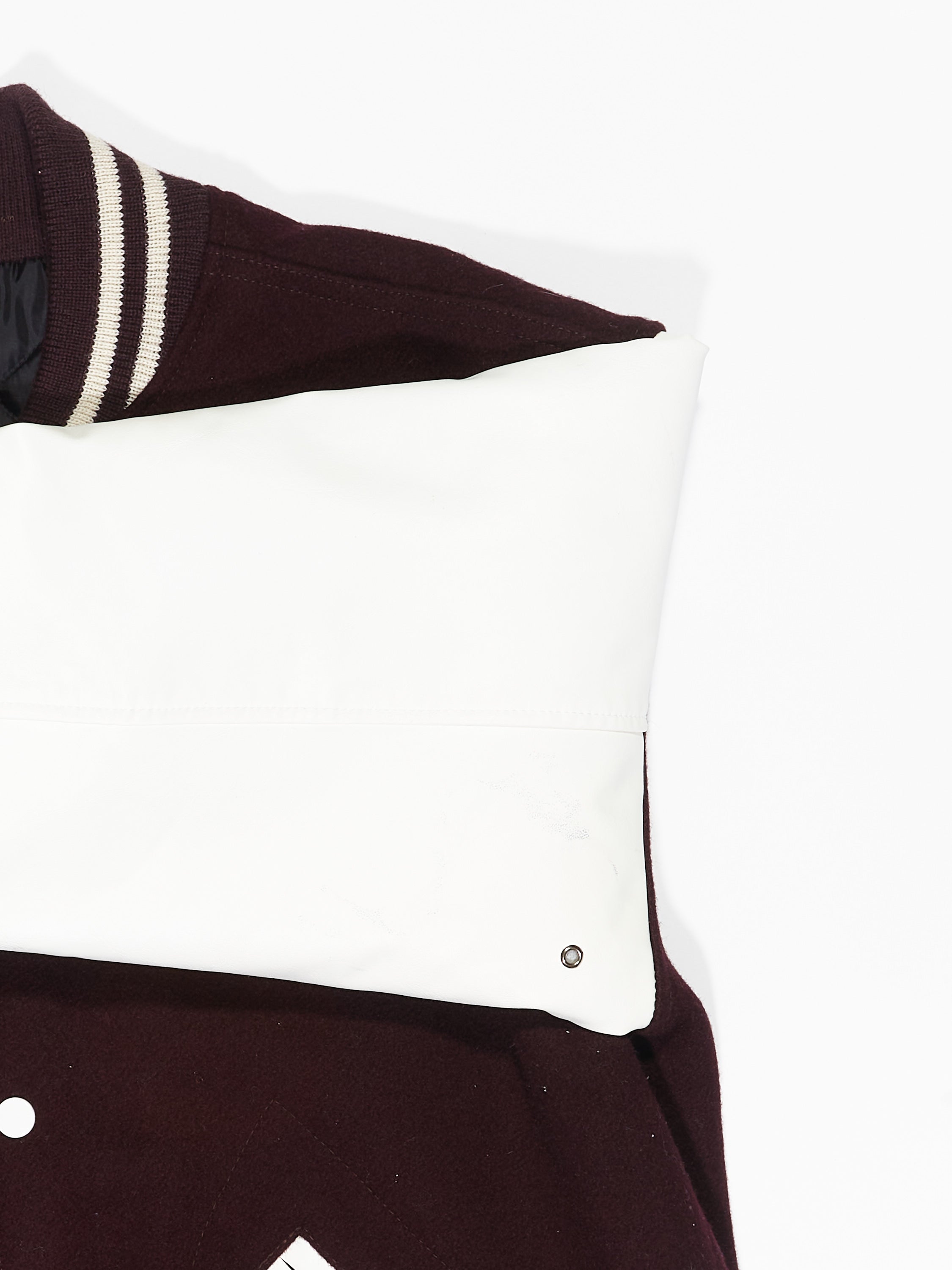 Varsity Letterman Jacket in a vintage style from thrift store Twise Studio