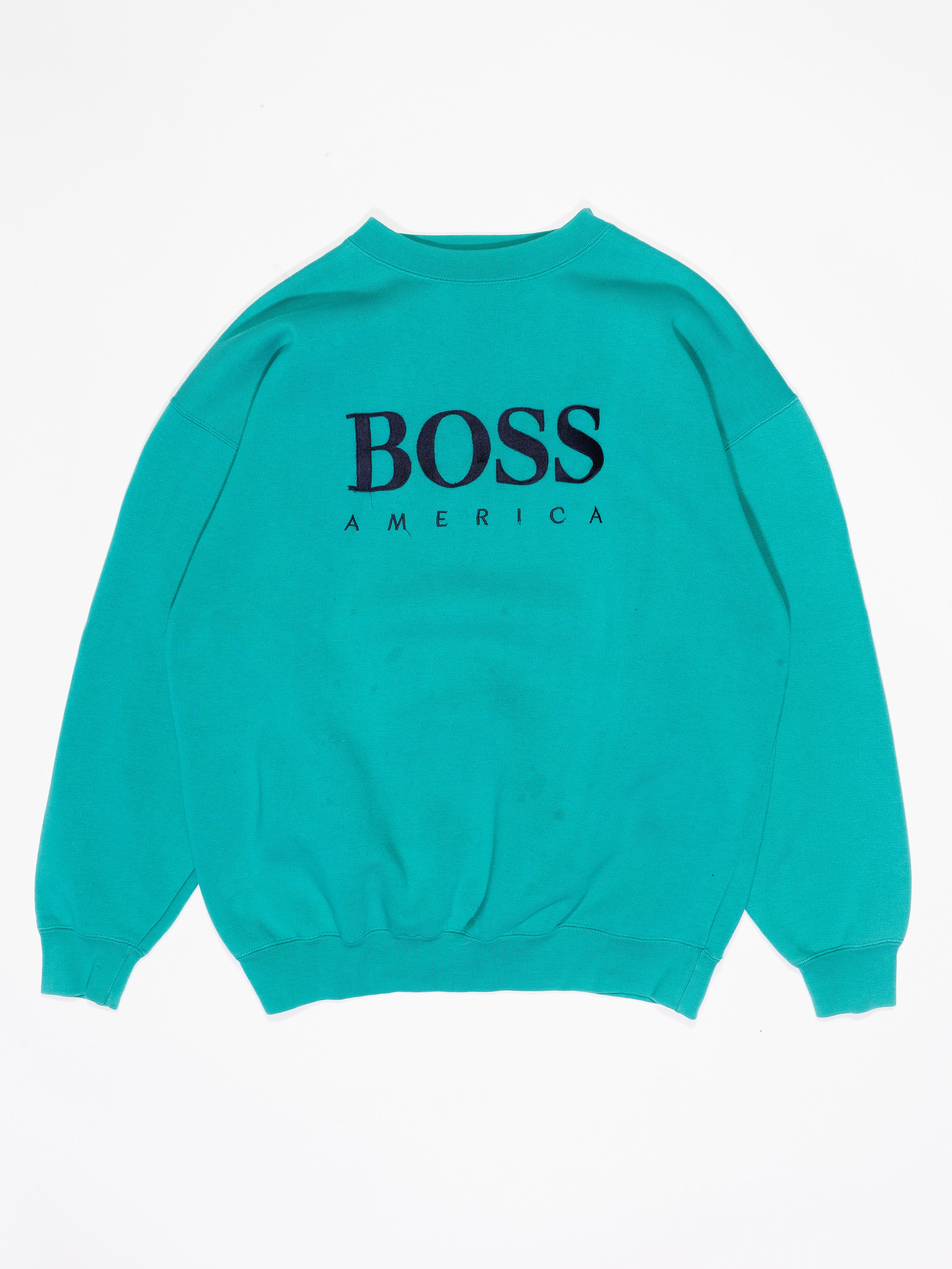 Hugo Boss America Crewneck in a vintage style from thrift store Twise Studio