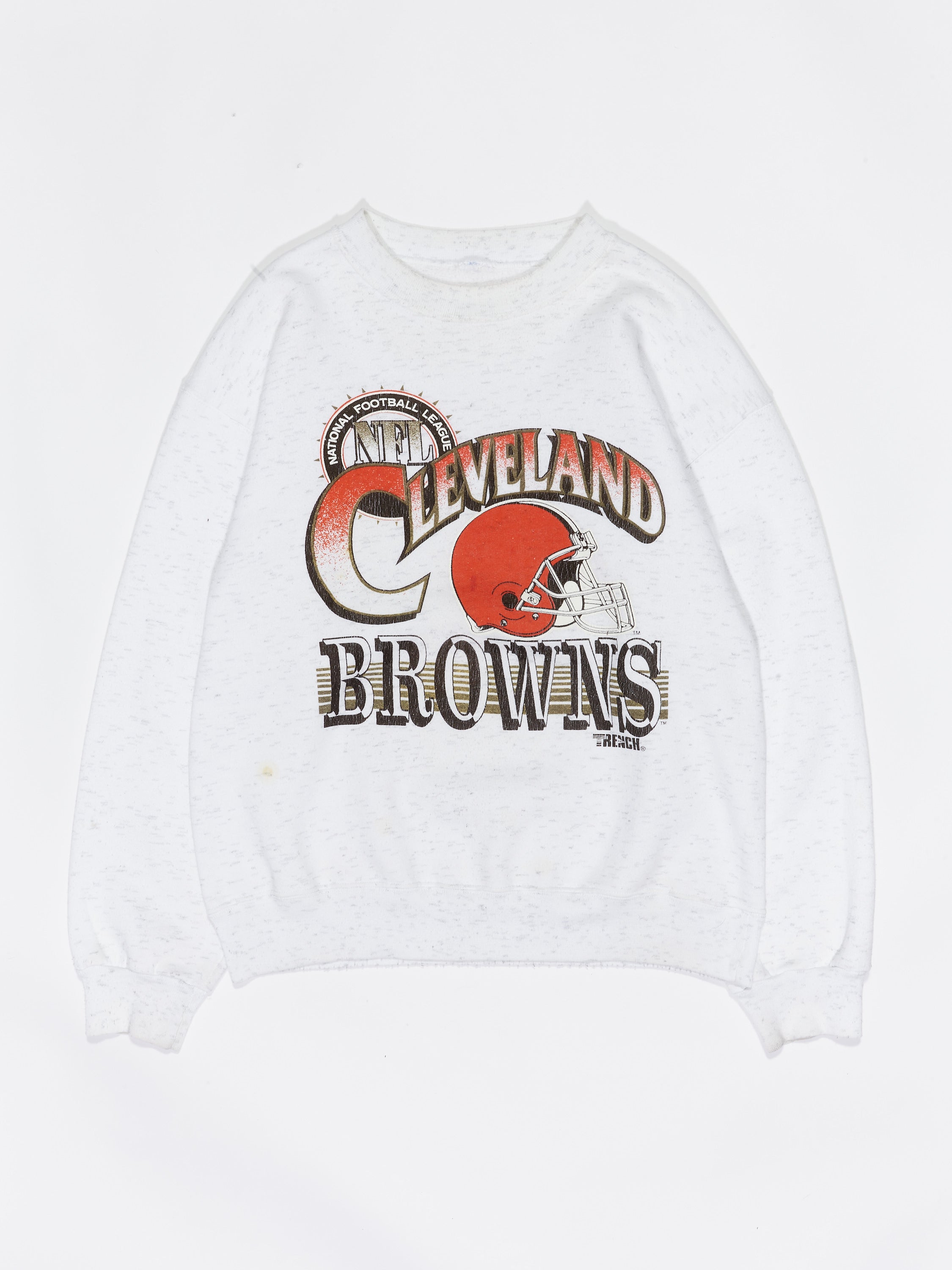 1990s Cleveland Browns Crewneck in a vintage style from thrift store Twise Studio