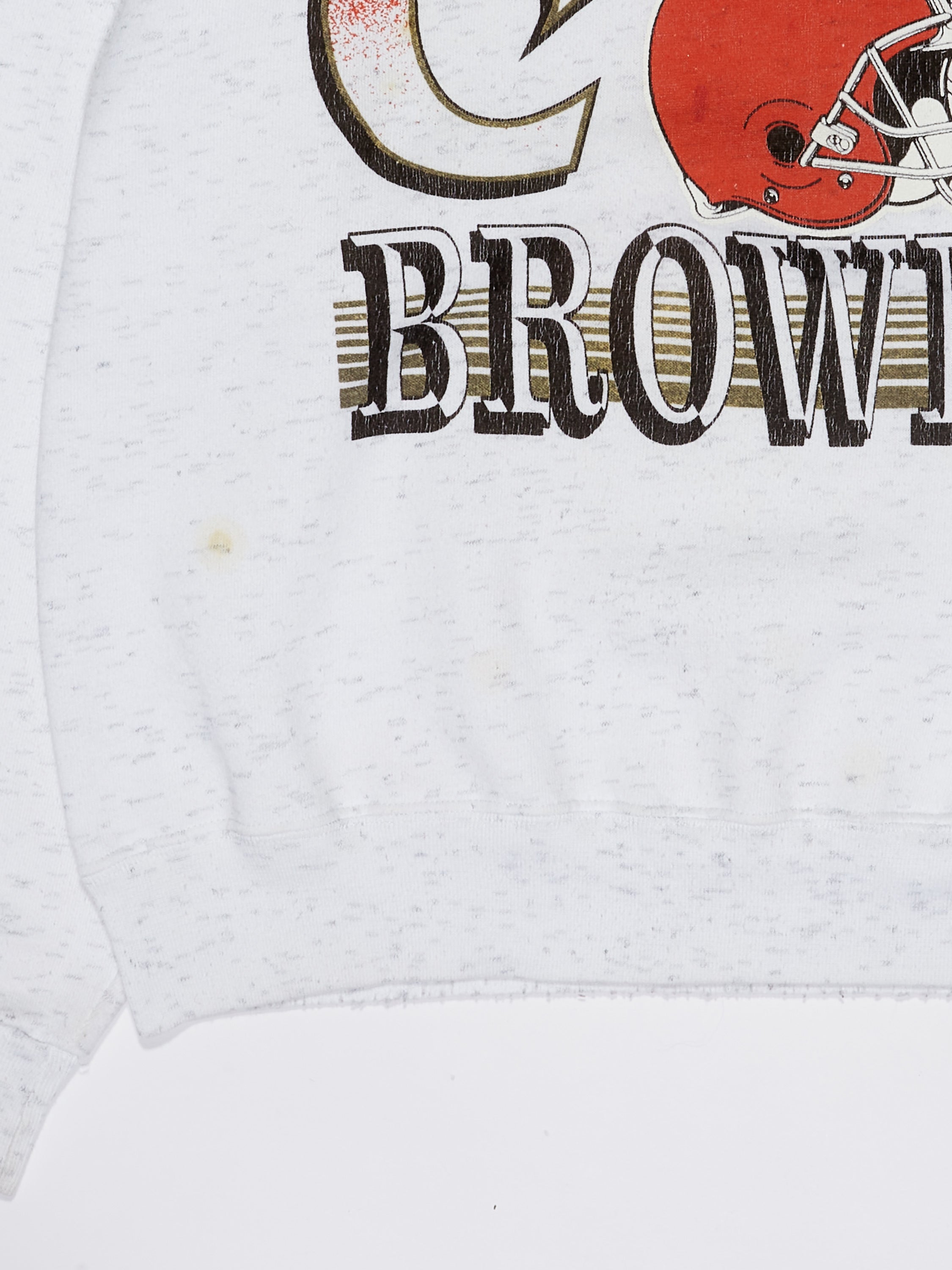 1990s Cleveland Browns Crewneck in a vintage style from thrift store Twise Studio