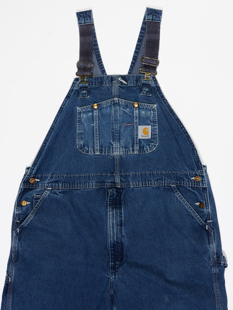 Carhartt Carpenter Denim Overalls in a vintage style from thrift store Twise Studio