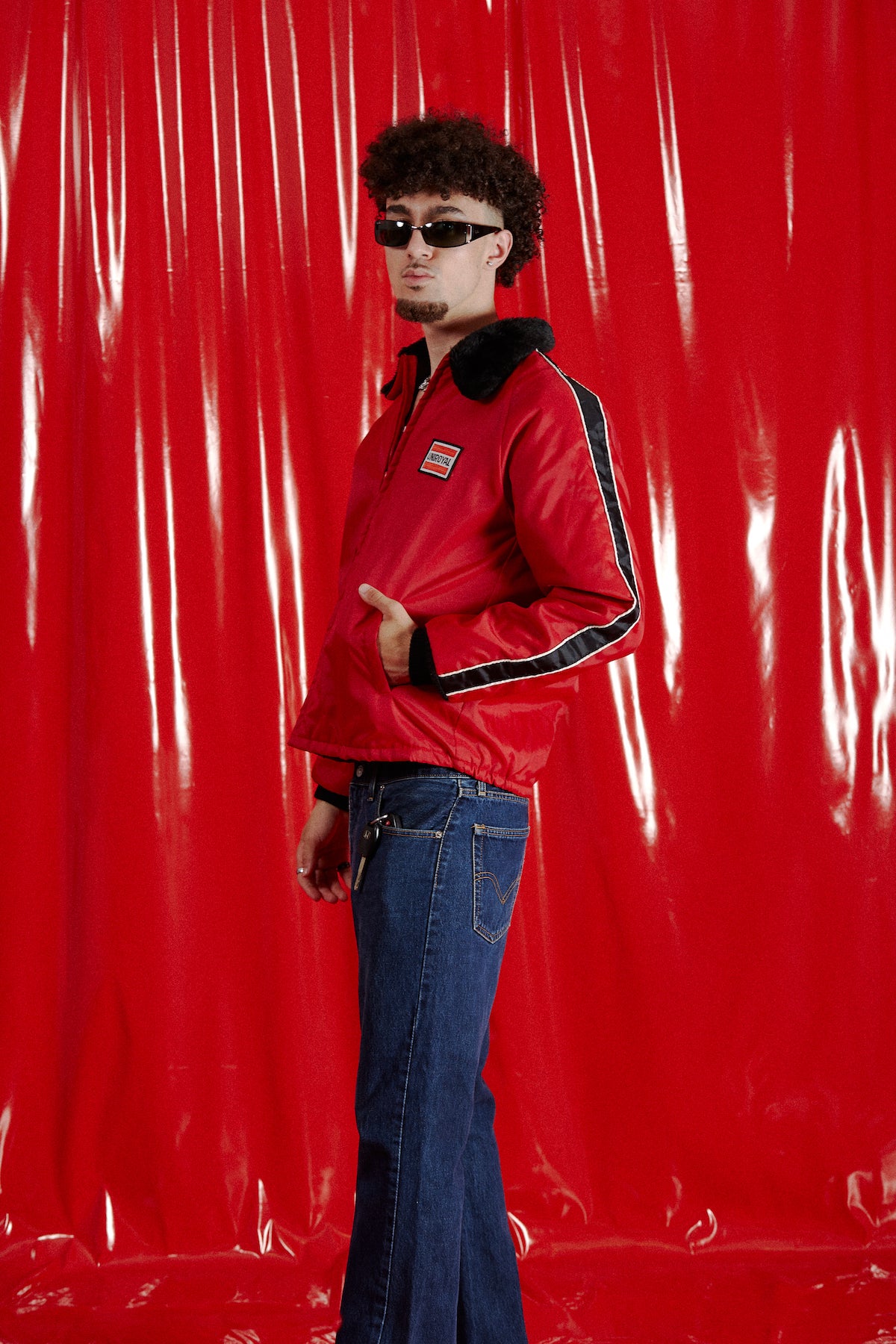 70s Uniroyal Lined Jacket in a vintage style from thrift store Twise Studio