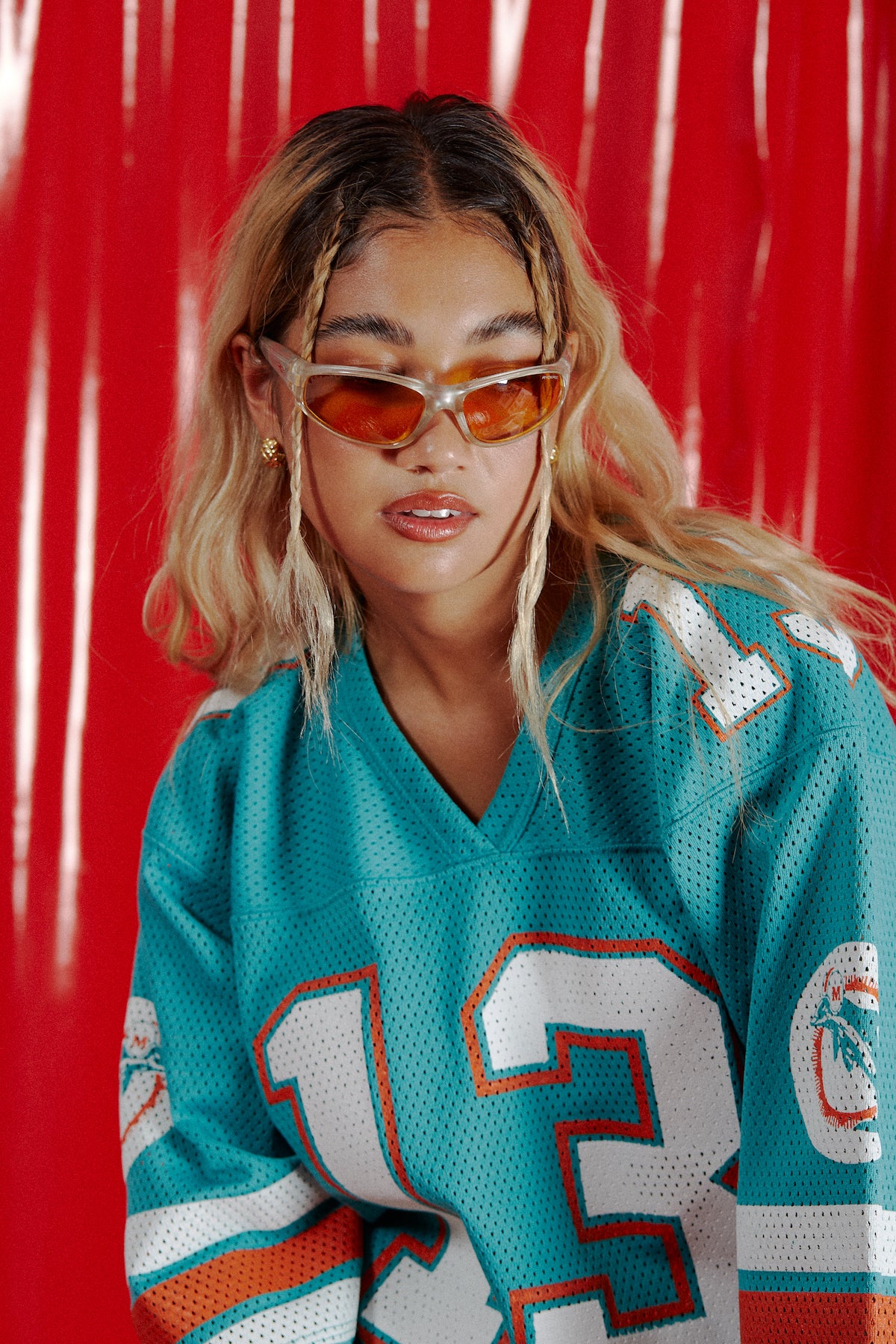 Miami Dolphins n.13 Jersey in a vintage style from thrift store Twise Studio