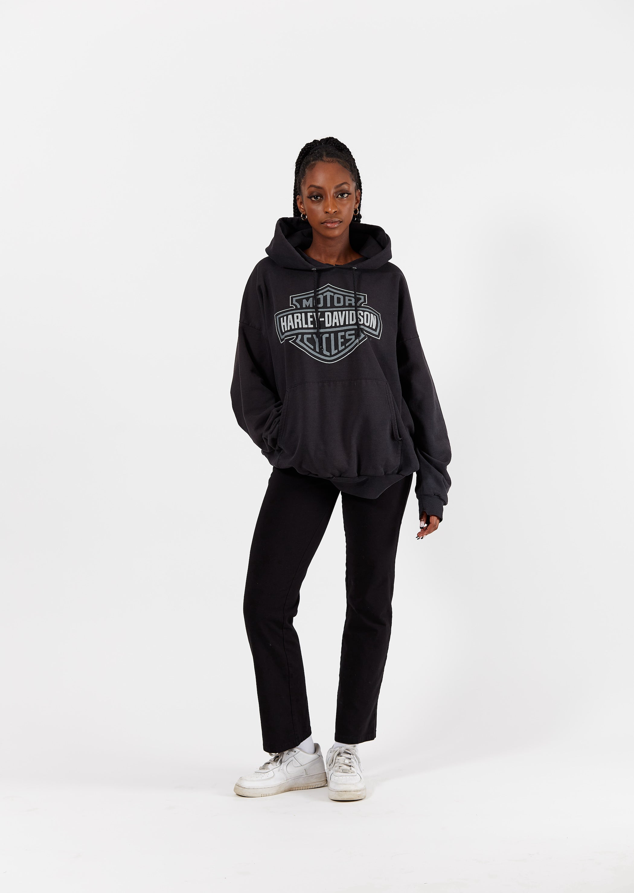 Harley-Davidson Bloomsburg Hoodie in a vintage style from thrift store Twise Studio