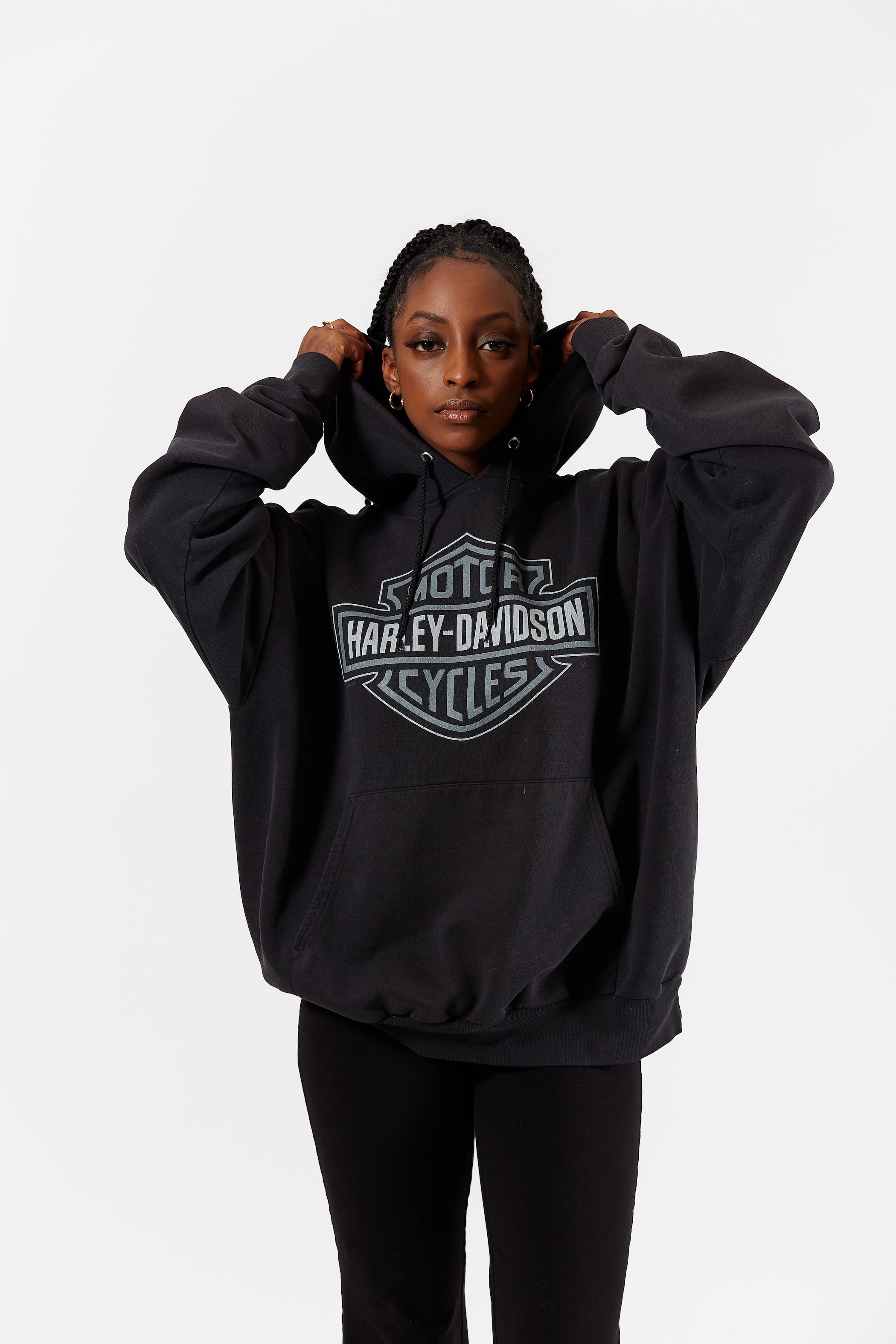 Harley-Davidson Bloomsburg Hoodie in a vintage style from thrift store Twise Studio