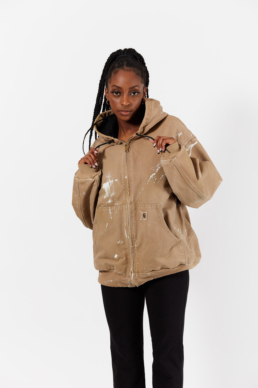 Vintage Carhartt Distressed Hooded Jacket – Twise Studio