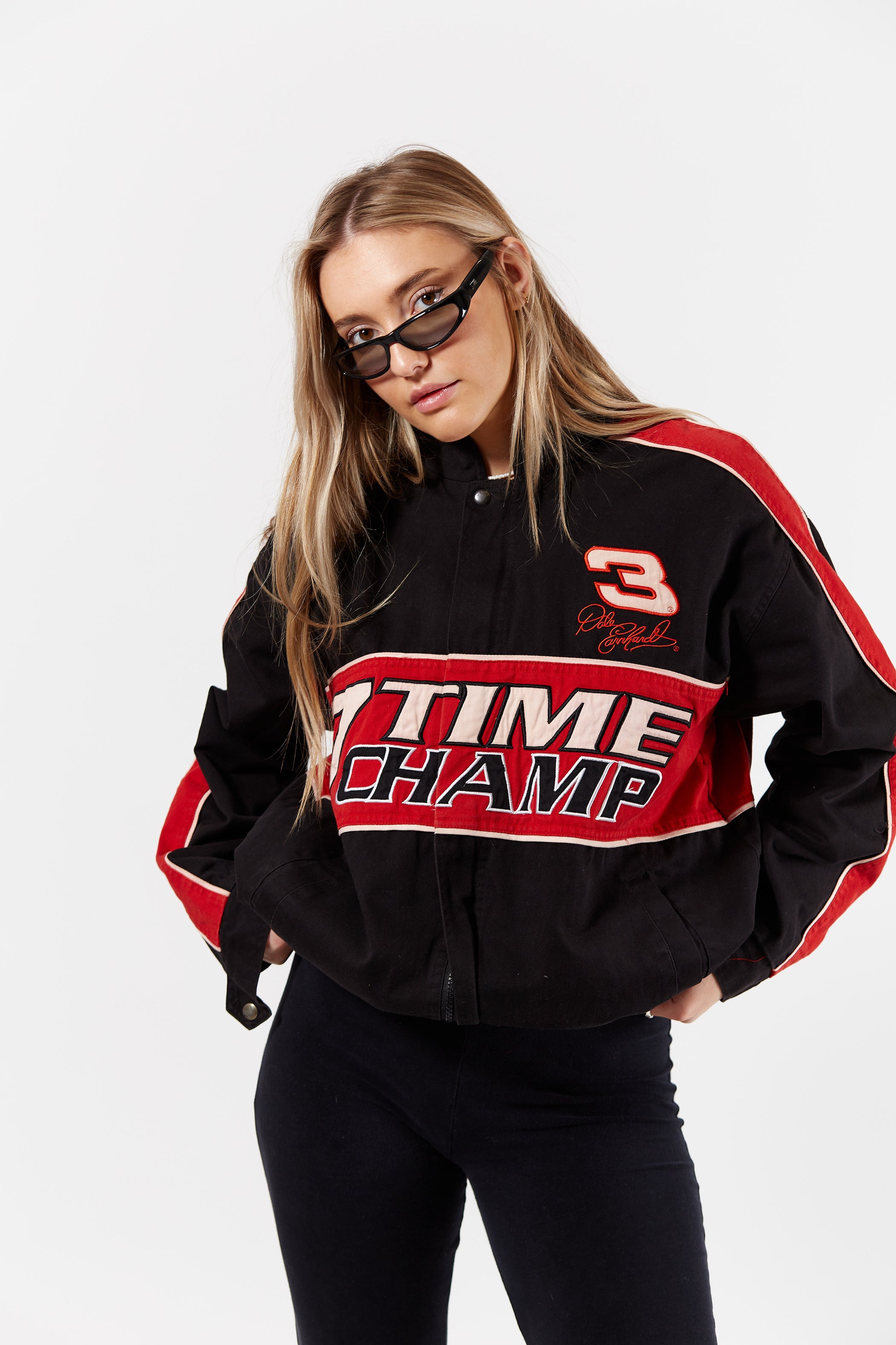 Vintage Dale Earnhardt Racing Jacket in a vintage style from thrift store Twise Studio