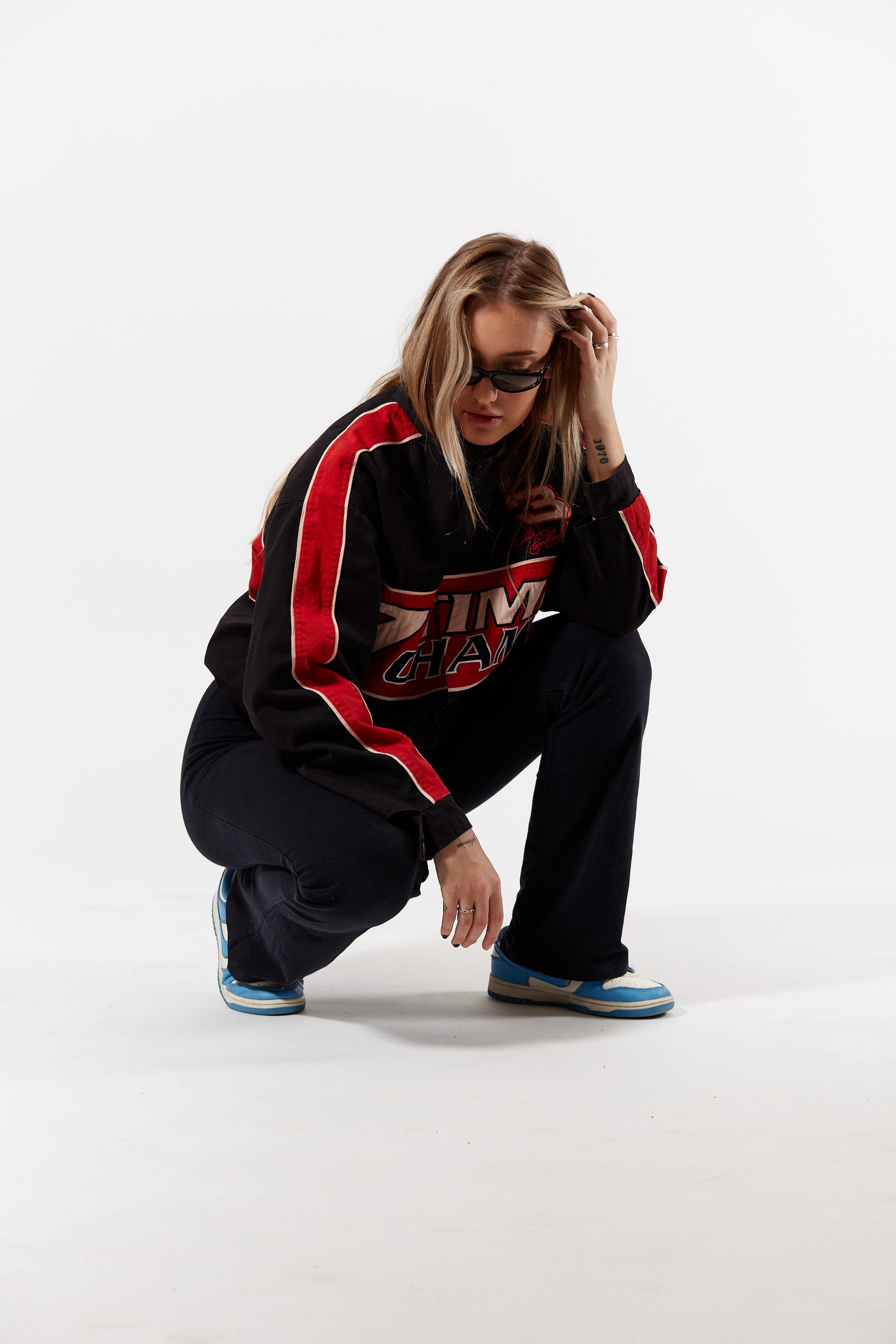 Vintage Dale Earnhardt Racing Jacket in a vintage style from thrift store Twise Studio