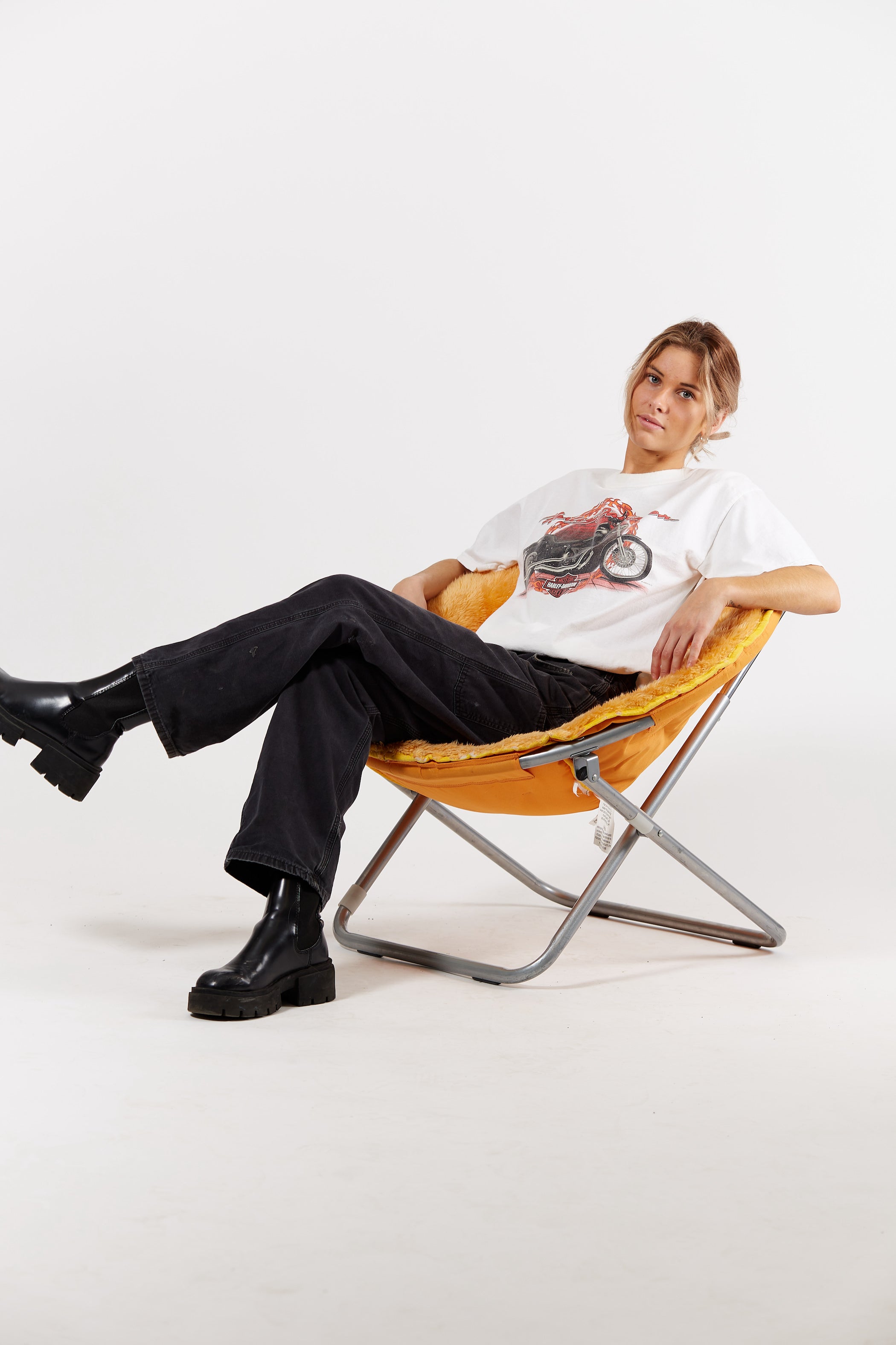 2003 Harley-Davidson Fenwick T-shirt in a vintage style from thrift store Twise Studio