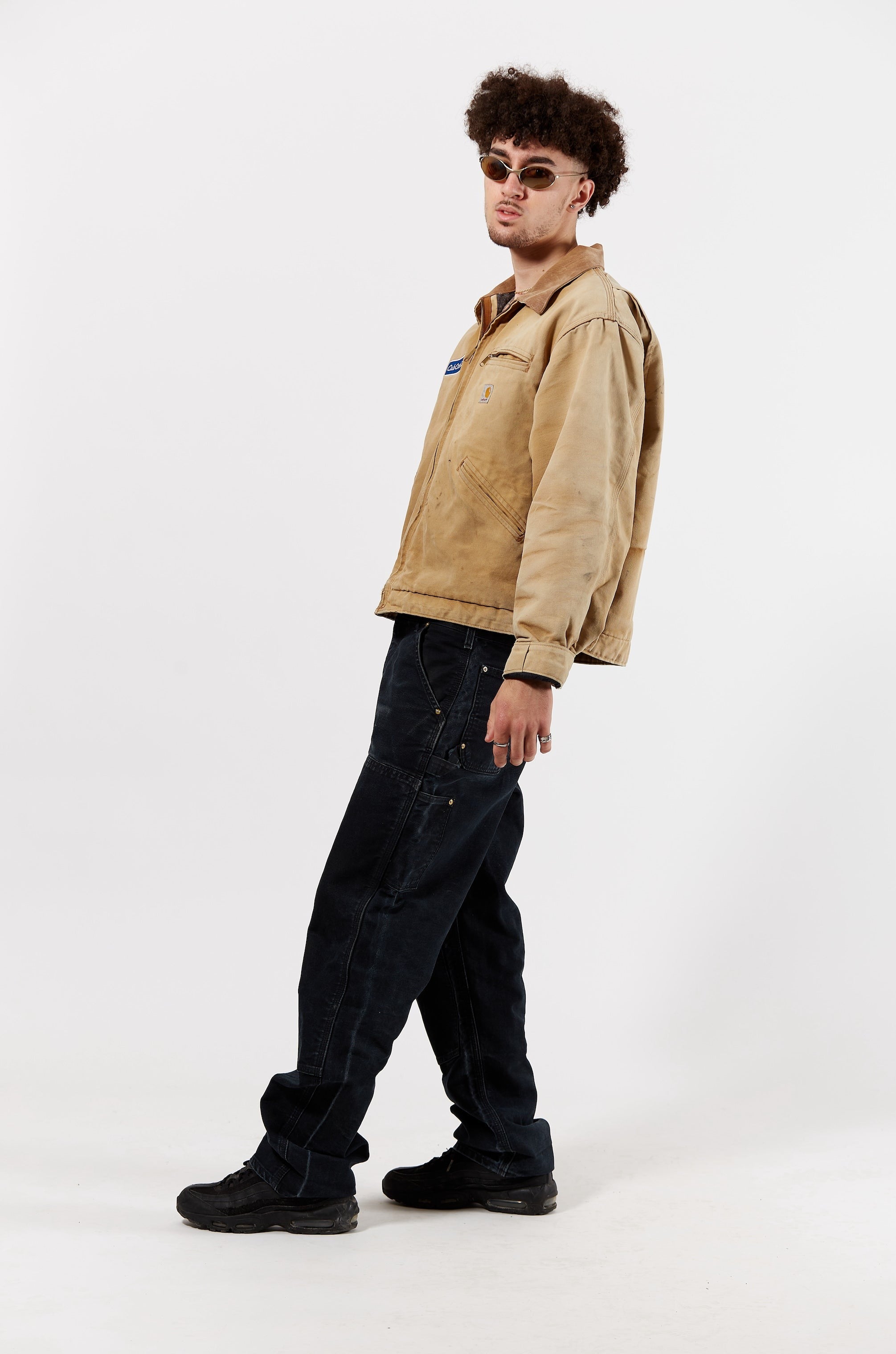Carhartt Blanket Lined Detroit Jacket in a vintage style from thrift store Twise Studio