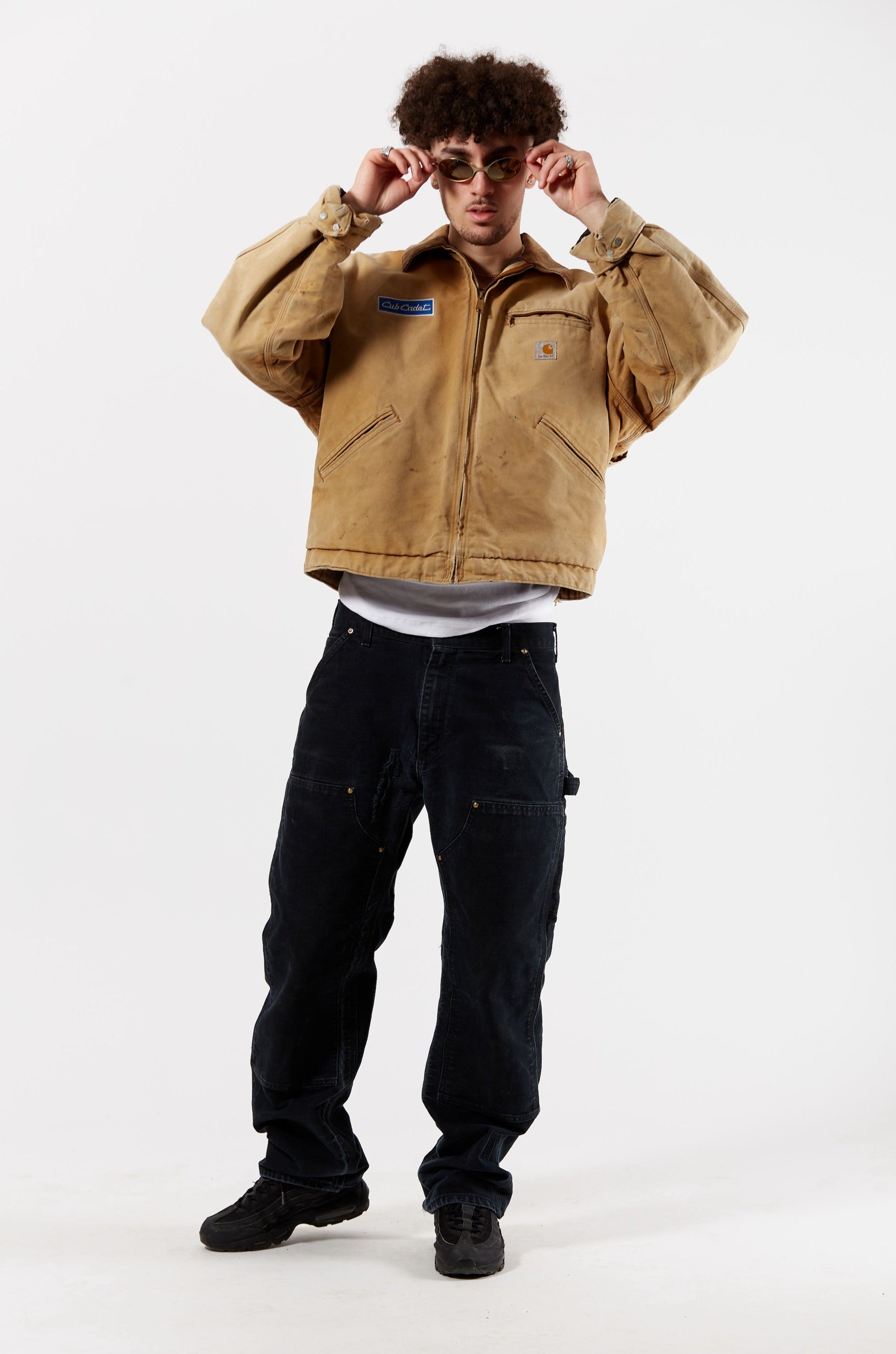 Carhartt Blanket Lined Detroit Jacket in a vintage style from thrift store Twise Studio