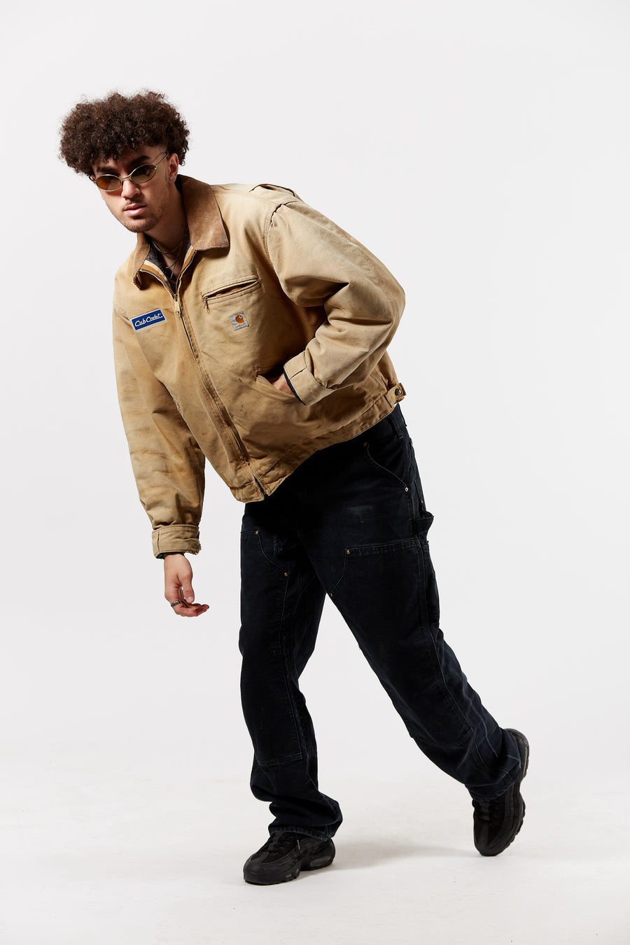 Carhartt Blanket Lined Detroit Jacket in a vintage style from thrift store Twise Studio