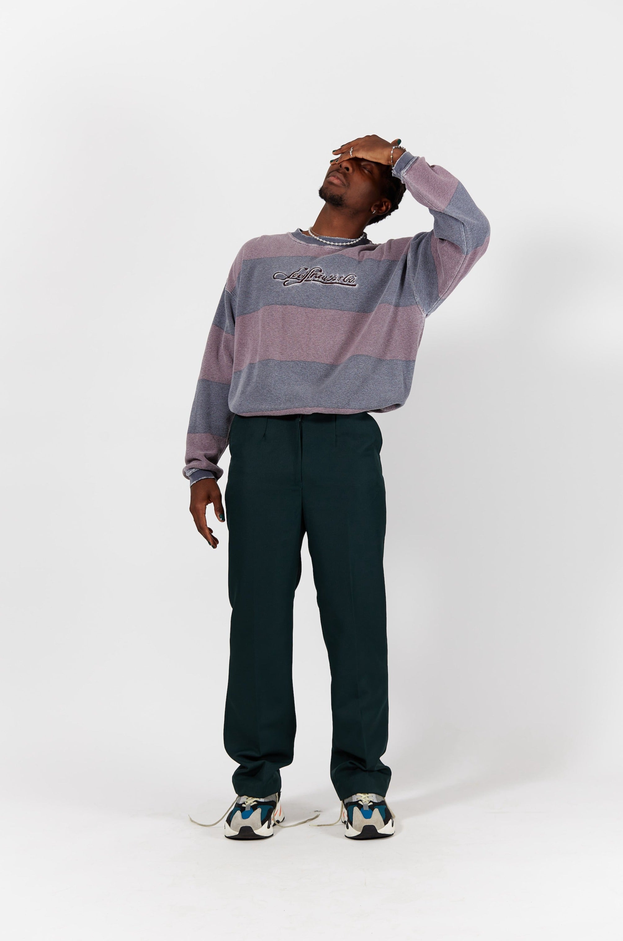 Levistrauss Faded Sweater in a vintage style from thrift store Twise Studio